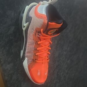 Nike Orange and Black Sneakers